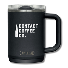 Load image into Gallery viewer, Camelbak Thrive thermal mug with Contact Coffee Logo.
