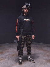Load image into Gallery viewer, Male 17 Black Caffeinate to Operate hoodie Front