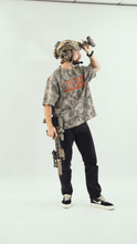 Load image into Gallery viewer, Luke wearing Contact Coffee Tree Camo Oversized Tee