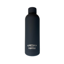 Load image into Gallery viewer, Contact Coffee Co Grey Soft Touch Water Bottle