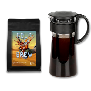 Cold brew coffee bag and Hario Cold brew pot