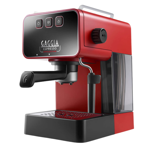 front view of red gaggia evolution