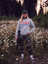 Load image into Gallery viewer, Female 13 Grey Speed logo sweatshirt Front
