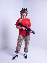 Load image into Gallery viewer, Female 06 Red Death Before Decaf shirt Front
