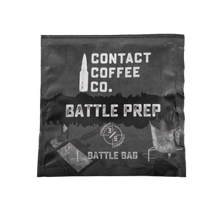 contact coffee co battle prep coffee bag