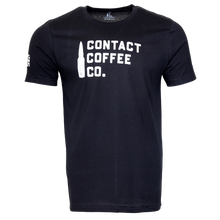 Load image into Gallery viewer, military black contact coffee co t-shirt

