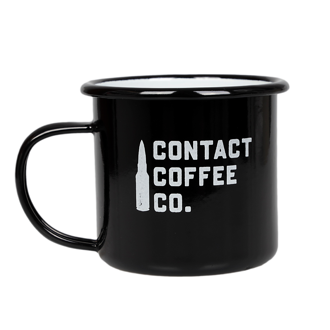 Enamel mug Contact Coffee Company Ltd.