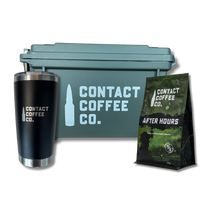 Load image into Gallery viewer, emergency coffee kit - green tin / after hours
