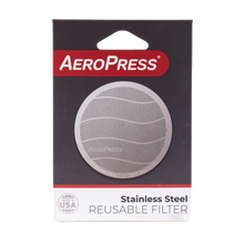 Load image into Gallery viewer, Aeropress metal filter in packaging
