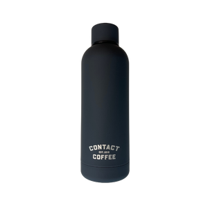Contact Coffee Co Grey Soft Touch Water Bottle