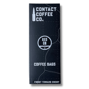 30 red on coffee bags 