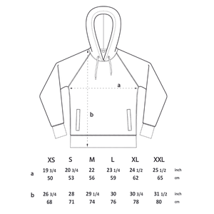 hoody size guide